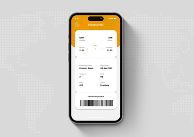 Daily UI 024 | Boarding Pass 024 airline boarding boardingpass dailyui flight ui