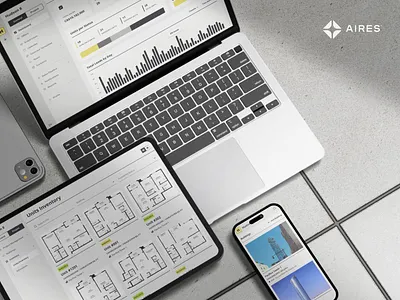 AIRES - real estate pre-sale management dashboard app dashboard dashboard design estate phenomenon product product design real estate real property realestate sales ui ui design uxui web web app web application web design webapp webdesign