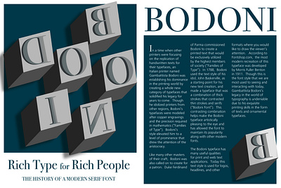 Magazine Spread design layout design typography