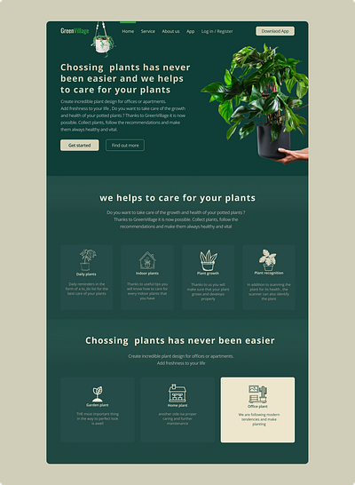 GreenVillage design ui
