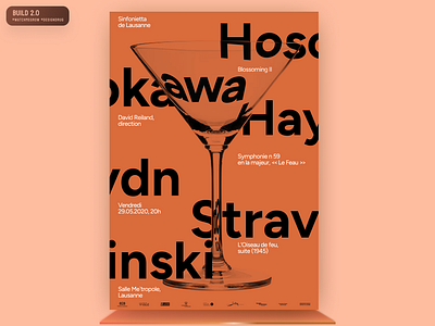 Sinfonietta – Cosmopolitan Typographic Poster branding vector