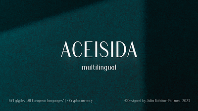 ACEISIDA | multilingual font | sans serif elegant font fonts graphic design modern sans serif typeface