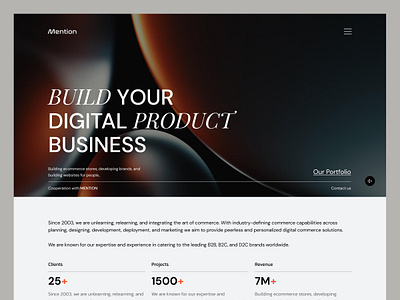 Modern Creative Landing Page agency animation branding business company compro dark theme dark white graphic design landing page running smooth scroll stylist ui themeforest