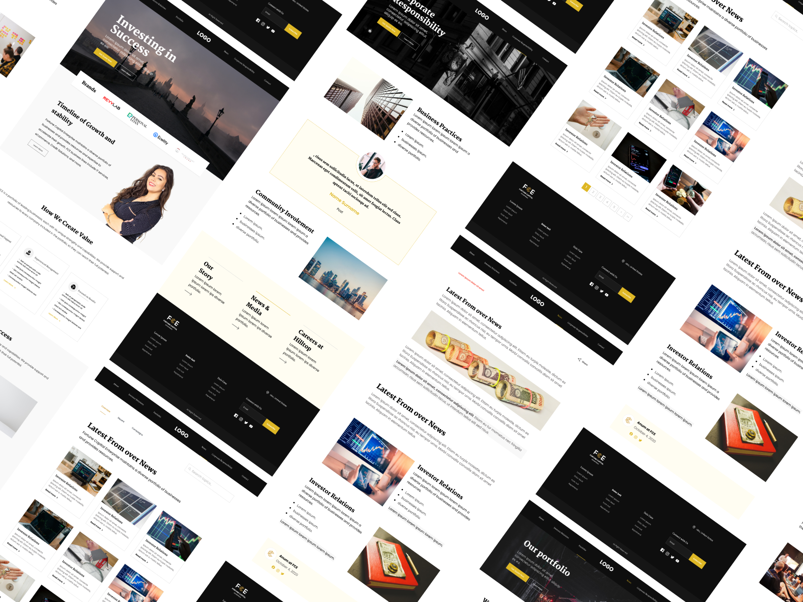 Money Management site by Usman Khalid on Dribbble