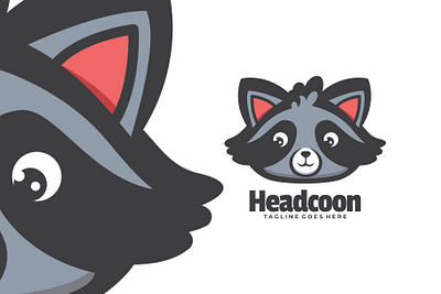 Headcoon animal branding cute mascot design graphic design illustration logo vector