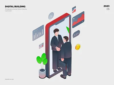 Trade crypto data illustration isometric trade