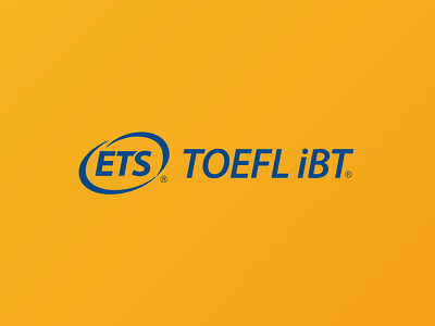 ETS TOEFL iBT branding graphic design