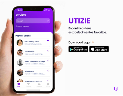 Utizie App app ui ux