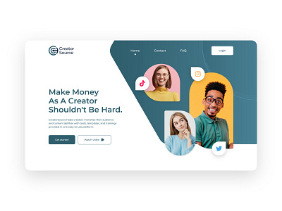 Designing an Intuitive and Engaging SaaS Platform authentication branding calculator dashboard design e learning graphic design influencers inter action design landing page monetize saas ui
