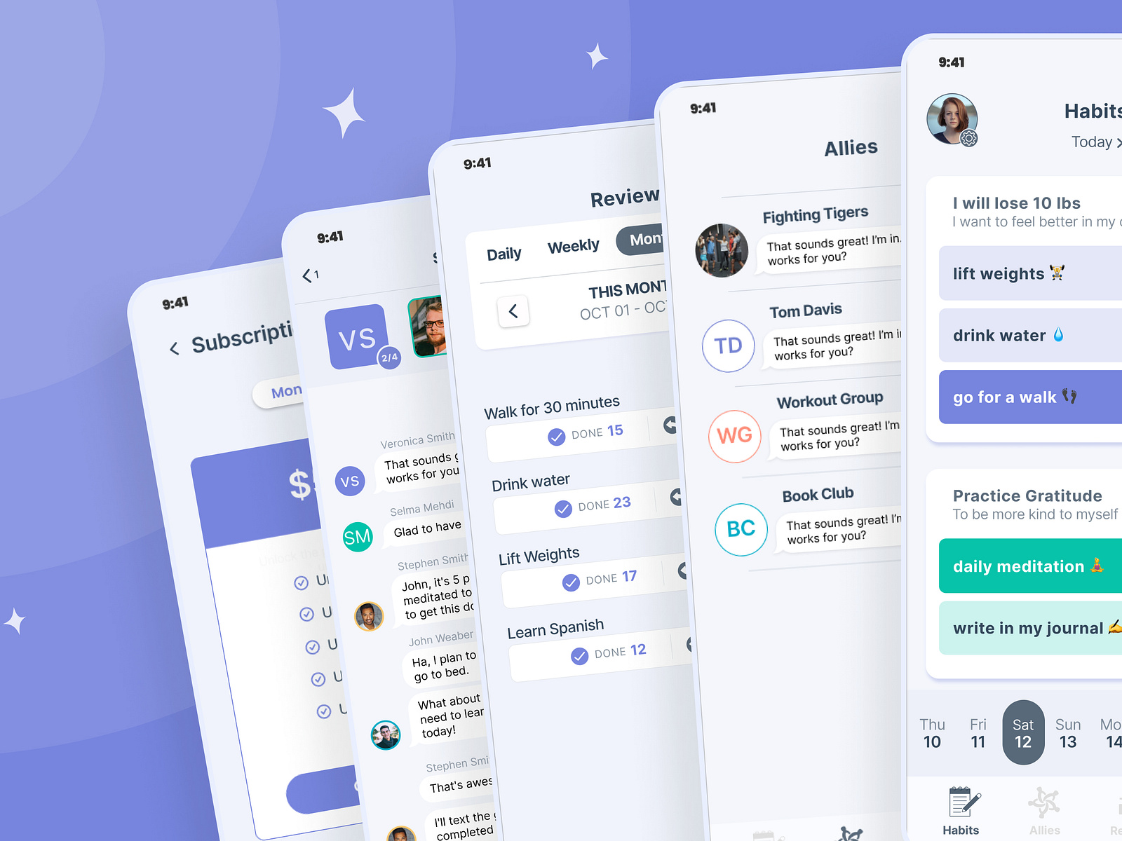 Habit Tracker App Design