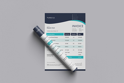 Corporate Invoice Design 02 invoice design in illustrator