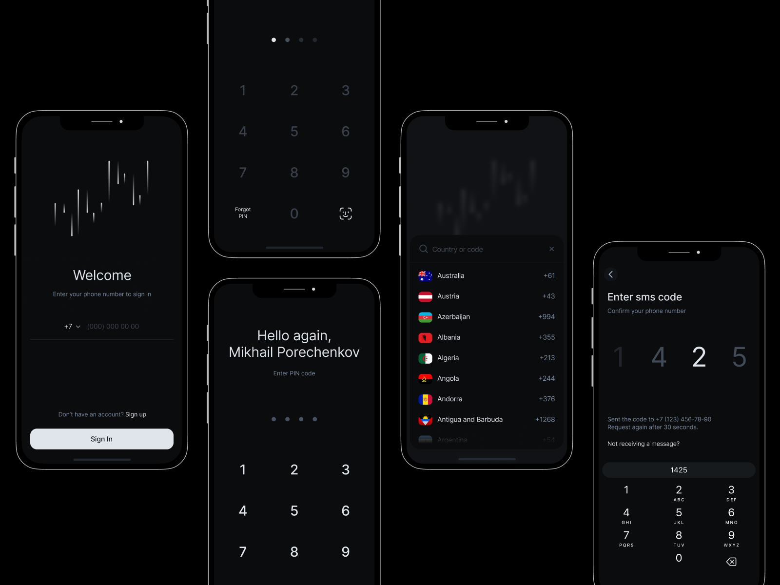 Investment Mobile App app design finance fintech investment mobile mobile app mobile design stock stock market ui ux