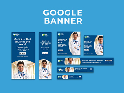 GOOGLE BANNER banner design branding graphic design post design