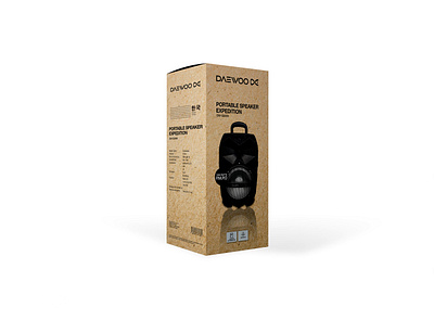 Packaging design for Daewoo speakers design graphic design illustration pack design packaging