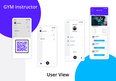 GYM Instructor app design design product design ui ui design ux ux design uxui