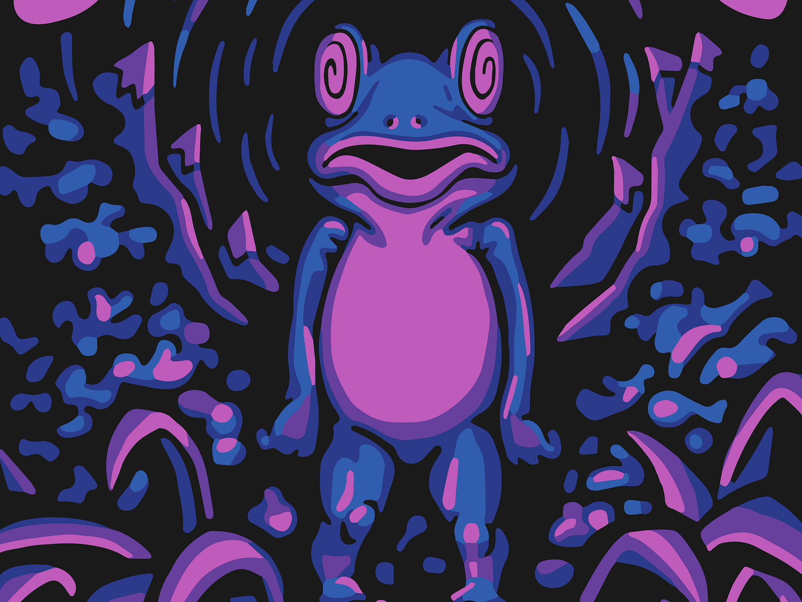 Trippy Toad T-shirt Design by John Chung on Dribbble