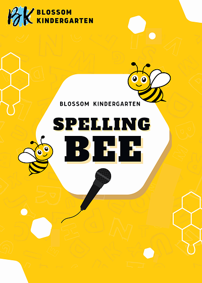 poster poster social media spelling bee
