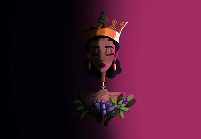 Queen Asia design graphic design illustration