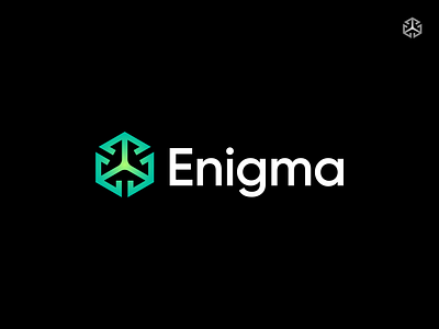 Enigma - Logo design blockchain branding creative crypto design digitalcurrency icon logo minimal simple