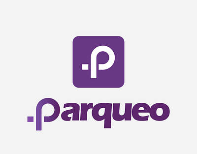 Parqueo Logomark branding design graphic design logo