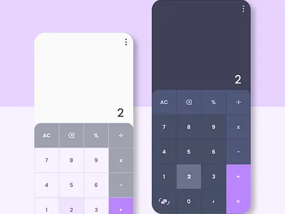 Calculator app - UI Design Challenge app creatiw design dailyui design designer ui ui ux userinterface gameonline