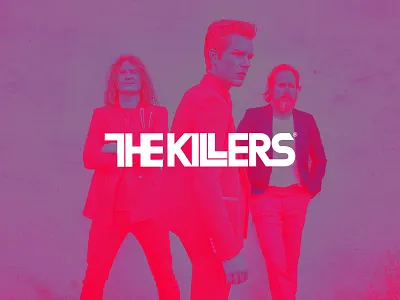 The Killers Typography & Merch adobe illustrator brand branding changethethought design graphic design illustration logo logo design logo mark merch t shirt graphics tee shirt graphics typography vector virgin records word mark wordmark