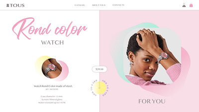 Watch TOUS concept branding design ui ux