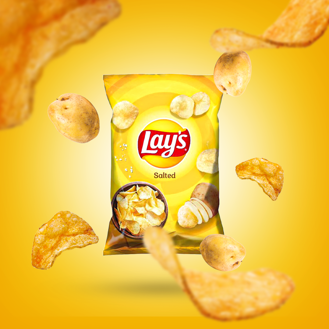 Poster graphic of Lays by Jan on Dribbble