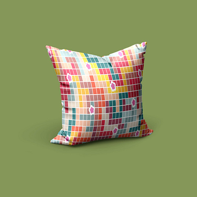 Seamless check vector pattern with colorful checks and flowers. apparel checks colorful cushion cover design fabric design fabric designer fashion proint flowers home decor makeupbag product design seamless pattern square surface pattern textile pattern designer throw pillow vector wallpaper design