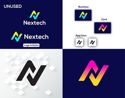 Concept: Nextech - Logo Design, N letter Logo (Unused ) app icon best logo brand identity branding icon initial letter n logo logo design logo initial logofolio minimalist logo modern logo monogram monogram logo n letter n logo vect plus vectplus