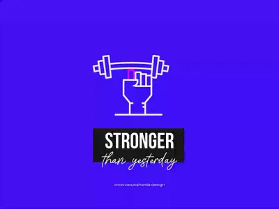 Stronger Than Yesterday - a Journey after effects animation branding logo motion graphics ui ui animation vector animation