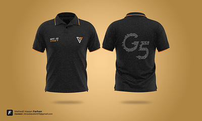 Polo Shirt Design for farewell program design graphic design polo shirt
