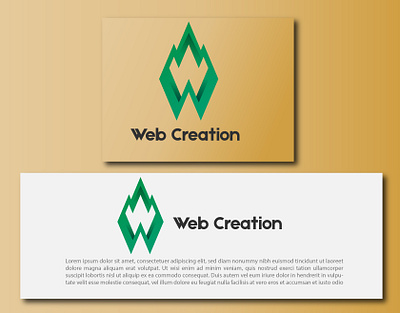 Web Creation Logo Design animation brandidentity branding design graphic design illustration logo motion graphics ui ux