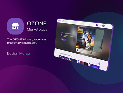 Ozone Marketplace assets marketplace metaverse nft ui ux web design web3.0