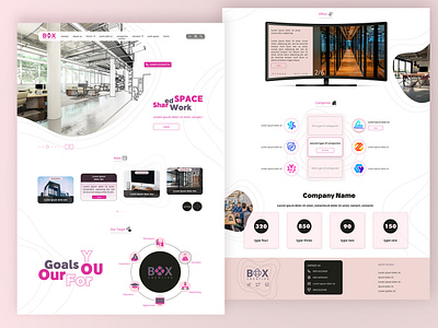 Creative and Special home page for special companies - Full web appmobile branding company creative creativedesign design figma graphic design illustration logo ui uiux ux webapplication website xd