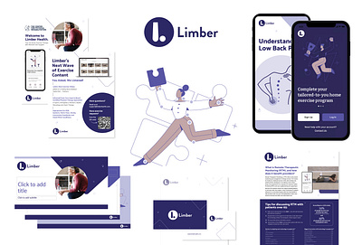 Limber Health – Creative & Marketing Assets branding design graphic design illustration