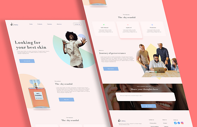 Landing page design design figma landingpage mobile app product display ui ui design ux web design website