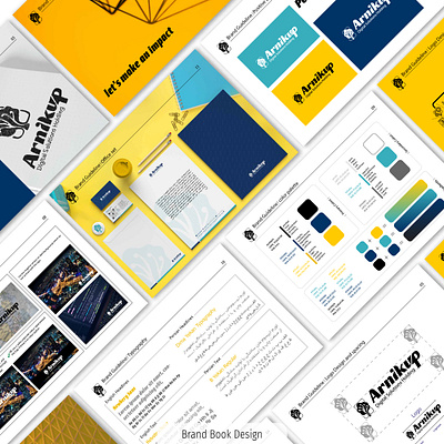 Arnikup Digital Solutions Holding Brand Guideline Design branding graphic design logo