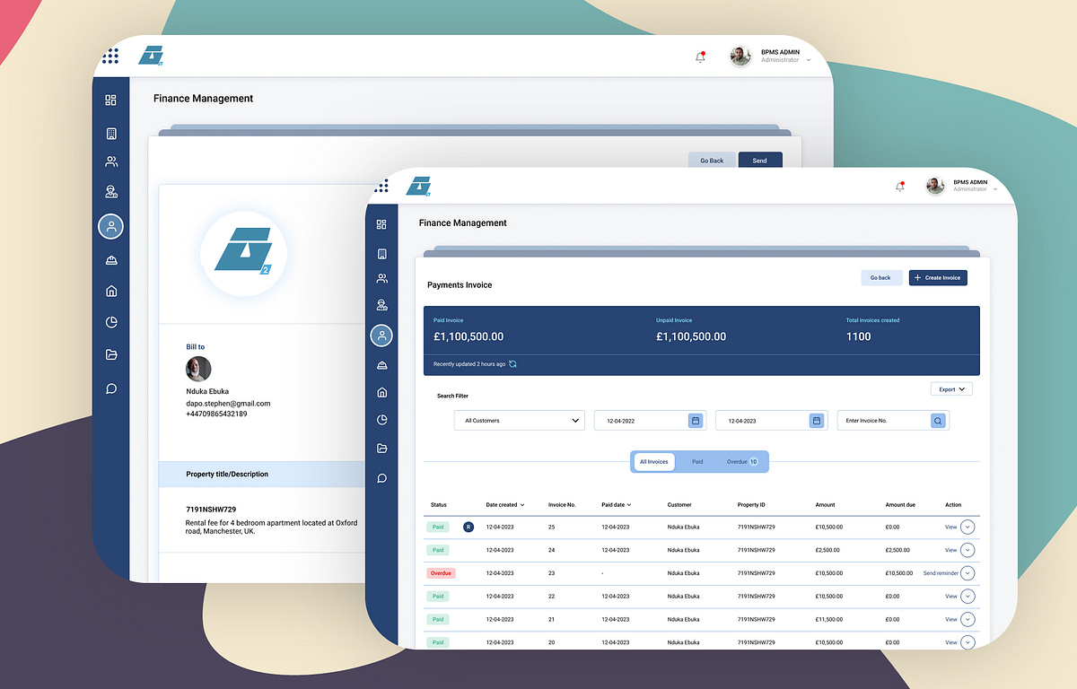 Financial History by Godwin Michael O. on Dribbble