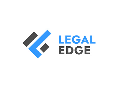 LegalEdge Logo brand identity branding design firm graphic design law logo logo design typography