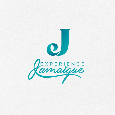 Experience Jamaïque Logo Design brand identity branding design graphic design layout logo vector