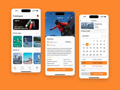 Outdoor Activities Booking App appdesign appdevelopment creativedesign designexpert designportfolio digitaldesign interactivedesign mobileapp mobileappdesign mobiledesign mobileui mobileuserexperience mobileuserinterface mobileux ui uidesign userexperience userinterface uxdesign visualdesign