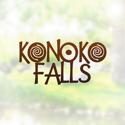 Konoko Falls Logo Design brand identity branding design graphic design logo vector