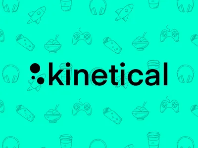 Kinetical Brand Identity Project branding clean graphic design kinetical logo modern outer outercompany playful social social media ui