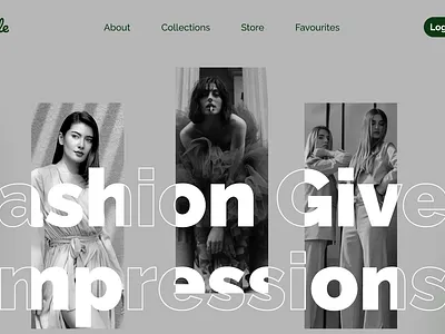 Fashion Website apparel landing page streetwear ux web webdesign