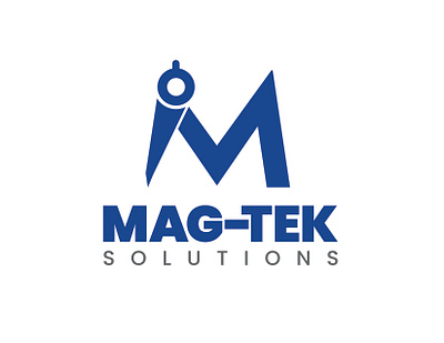 Mag-Tek Solutions Logo Design brand identity branding design graphic design logo vector