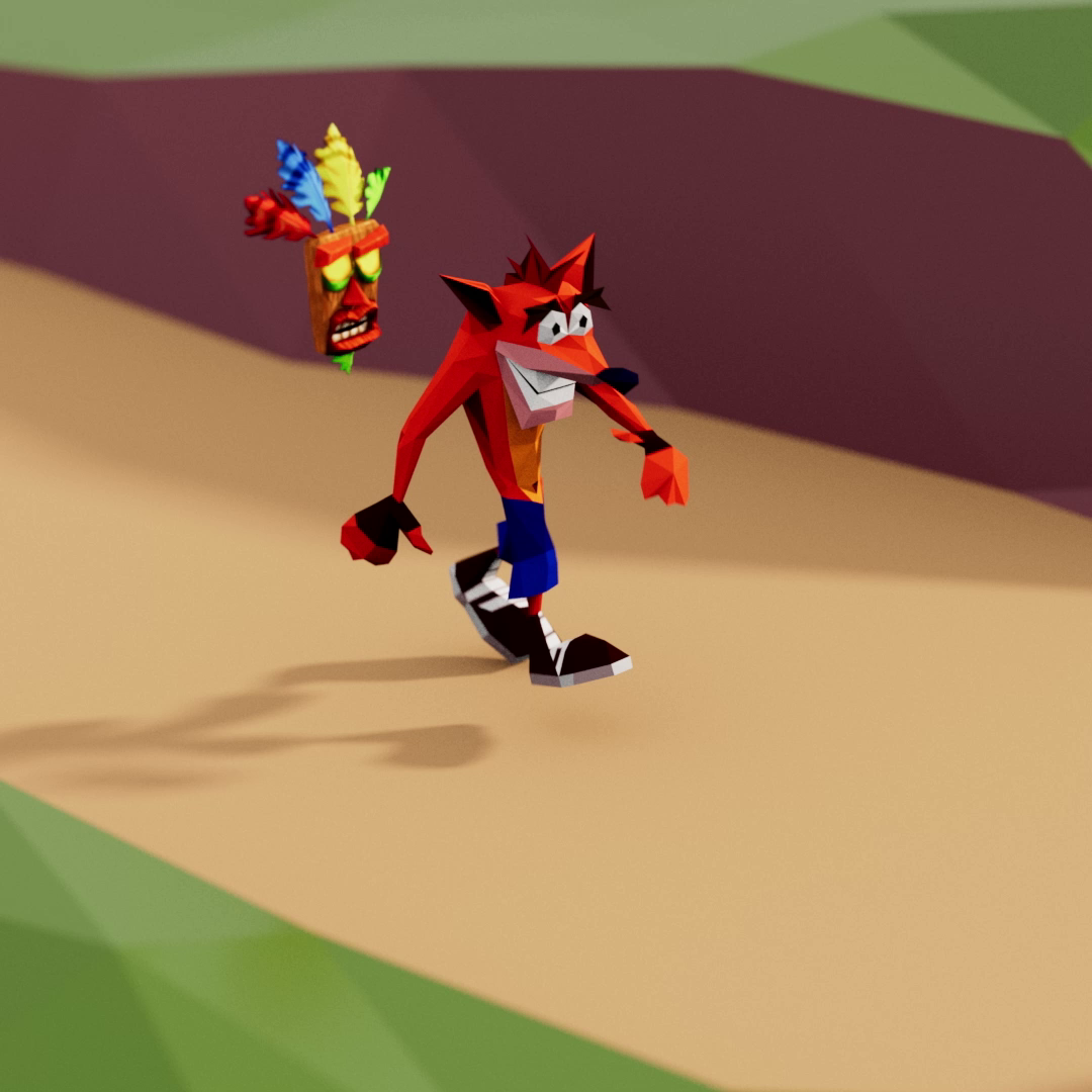 90s Nostalgy - Crash Bandicoot by Levan Lapachi on Dribbble