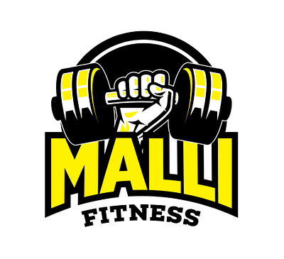 Malli Fitness Logo Design brand identity branding design graphic design logo vector