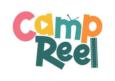 Camp Reel Logo Design brand identity branding design graphic design logo vector