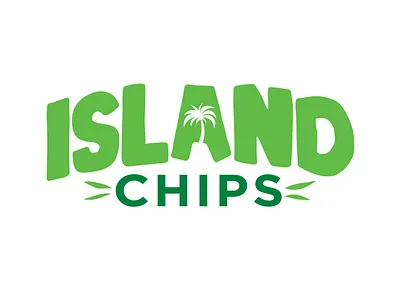Island Chips Logo Design brand identity branding design graphic design logo vector